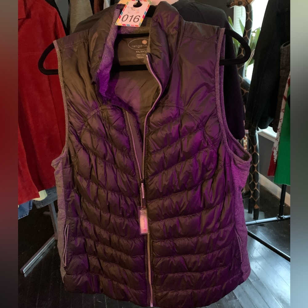 Tangerine Bubble Vest